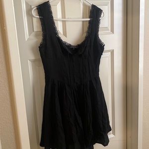 Cotton Candy LA Black Babydoll Dress